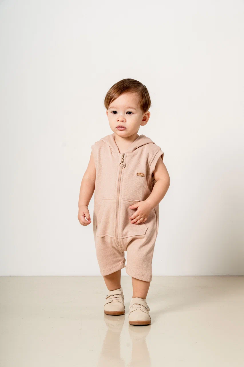 Joviel Hooded Sleeveless Baby Romper