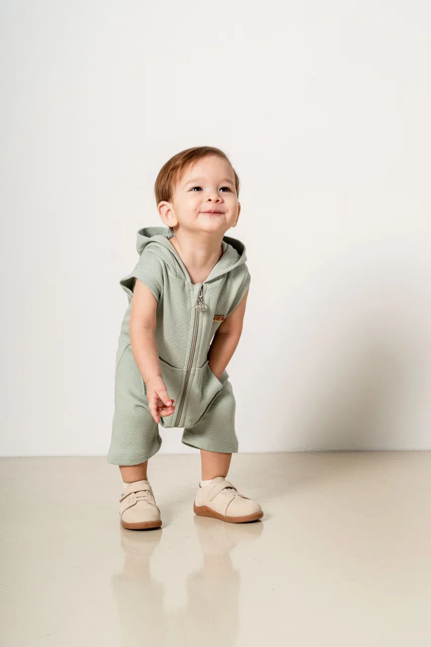 Joviel Hooded Sleeveless Baby Romper