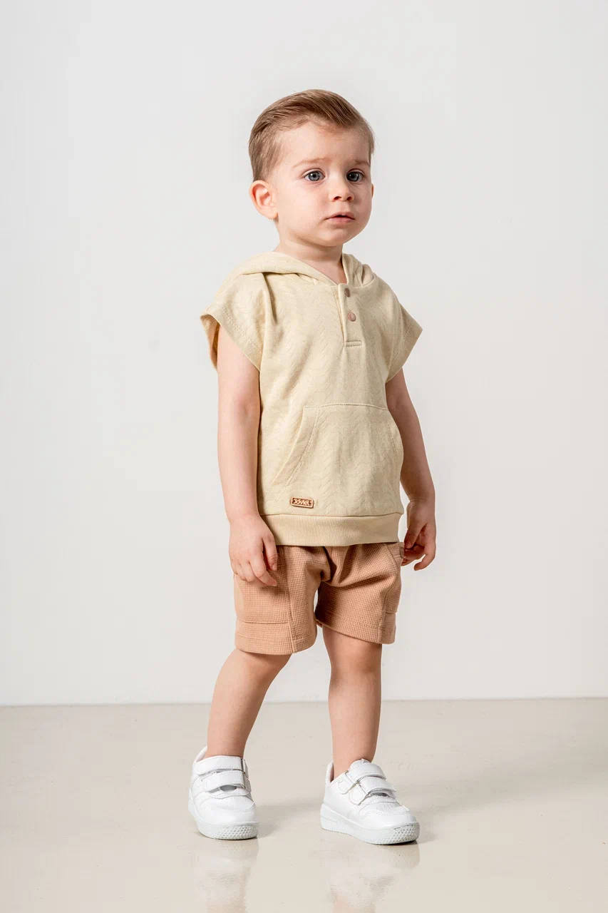 Joviel Hoodie and Shorts Baby Set