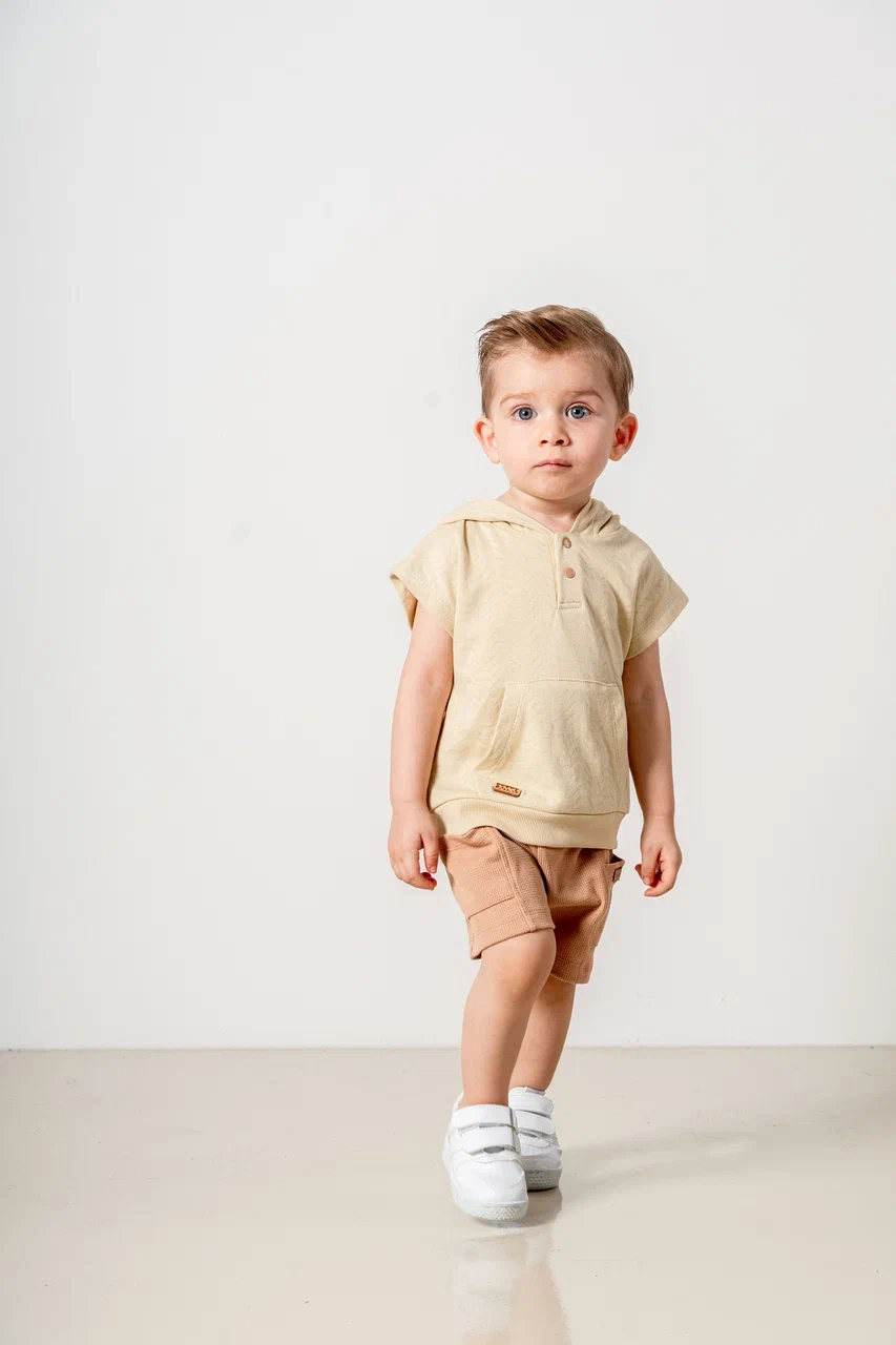 Joviel Hoodie and Shorts Baby Set