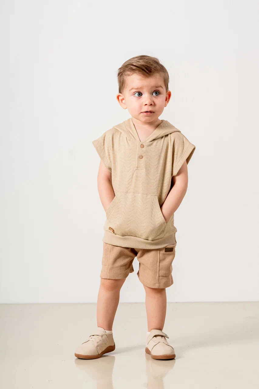 Joviel Hoodie and Shorts Baby Set