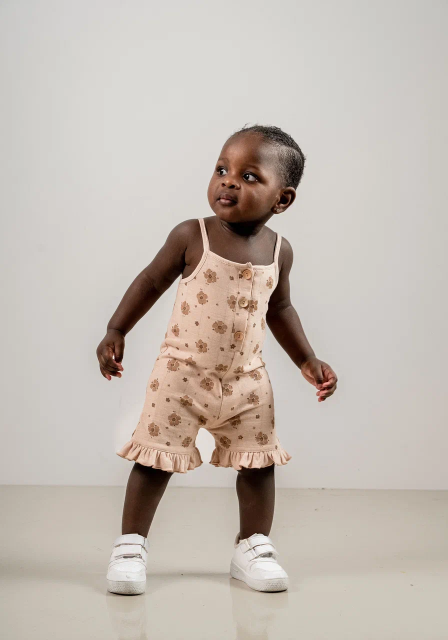 Joviel Floral Print Baby Romper